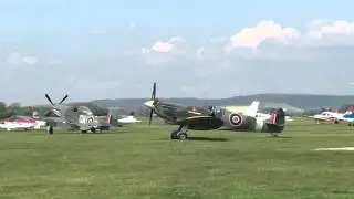 Spitfire at Goodwood Airfield