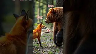 Unique traits of Fox and Bear hybrid cross breed #shorts