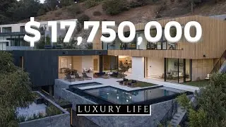 Brand New Futuristic $17,750,000 Beverly Hills Home Offers Amazing Entertainment | Luxury Life