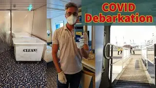 Leaving the Cruise Ship with COVID - The Debarkation Process on Royal Caribbean Freedom OTS