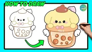 How to Draw Cute POMPOMPURIN (sanrio)! Step-by-step