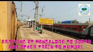 We had to travel to Mangalore to board an other train to Mumbai #railway #train #journey #station