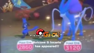 Pok&eacute;mon gaole part 1 (4 star suicune & lucario appears!!!)