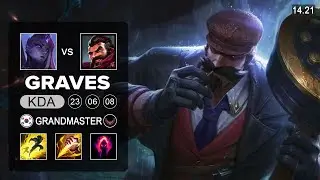 Graves vs Bel'Veth Jungle - KR Challenger - Patch 14.21 Season 14