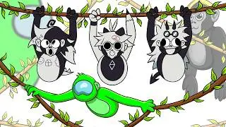 Mini Crewmate and FPE in Gorilla Tag | Crazy Funny Story | Among Us Animations