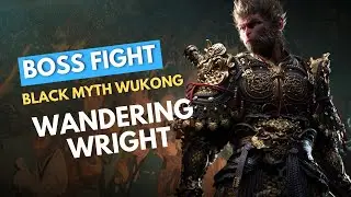 BLACK MYTH WUKONG (BOSS FIGHT ) WANDERING WRIGHT  4K HDR ULTRA REALISTIC GAMEPLAY CLIP