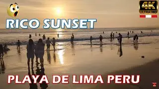 ¡Atardecer Mágico en Chorrillos! Sunset Épico en el Malecón Grau y Playa Agua Dulce - LIMA PERU