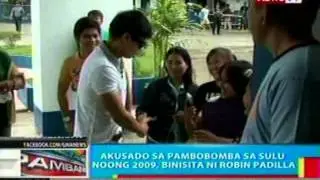 BP: Akusado sa pambobomba sa Sulu   noong 2009, binisita ni Robin   Padilla