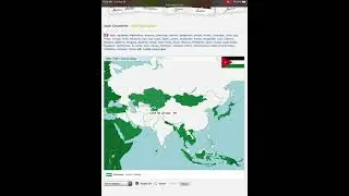 Seterra Asia: Countries (Pin, No Borders) 1:07 (Former WR)