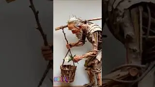 Have a good day everyone  #reels #viralshorts #goodday #fyp #wood #oldman #flowers #bucket