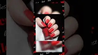 Red Fashion Color Long Lasting Quick Dry Matte Nail Lacquer