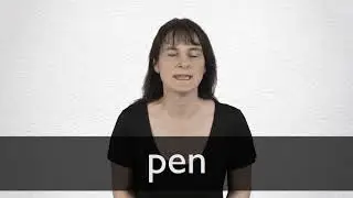 How to pronounce PEN in British English
