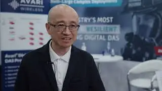 Avari Wireless's CEO, Andrew Leung at IWCE 2025