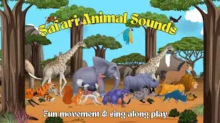 Safari Animal Sounds Song | Animal Sounds Song for Kids | Learn Jungle Noises for Kids | ZumiZoo TV