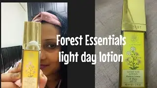 Forest Essentials Women Day Light Lotion Review l SPF 25 | Luxurious Ayurveda | Jasmine & Mogra