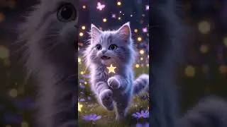 Kitten who found a star #cat #kidsbed #kitten #cute #story #kidsstory #pets #animalshorts