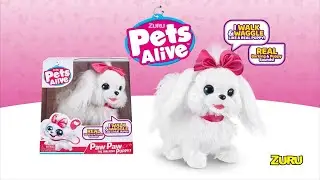 Zuru Pet's Alive Lil' Paw Paw The Walking Puppy - زورو بيتس ألايف ليل  باو باو ذا ووكينغ بابي