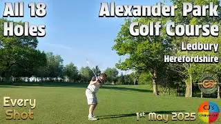 18 Holes at Alexander Park Golf Course. Every shot golf vlog from this lovely Herefordshire resort