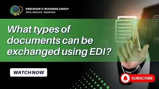 What types of documents can be exchanged using EDI?