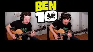 Ben 10 Theme --- Acoustic Guitar Cover + Free Tabs {Jacob Neufeld}