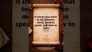 Walking in the Word
