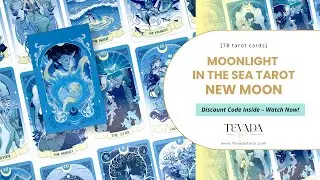 【Flip Through】Moonlight in the Sea Tarot NEW MOON 🐬✨ #flipthrough #newmoon