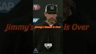 49ers Kyle Shanahan Ends Jimmy G's Season 👀 #nfl #shorts