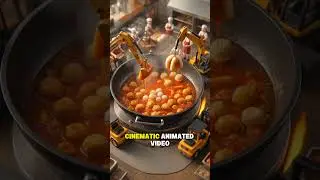 You&rsquo;ve Never Seen Tteokbokki Made Like This 🚜🍜 #tteokbokki #food #mini #short #fyp