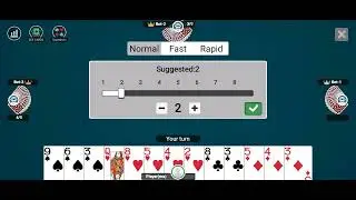 call break multi player play with Al - Bots cart game play ..for player  game ..
