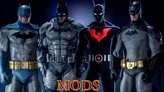 New Arkham Knight Mod Suit Ups| Suit Showcase Combat and Display