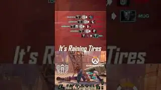 [Overwatch - Junkrat] It's Raining Tires ( #shorts )