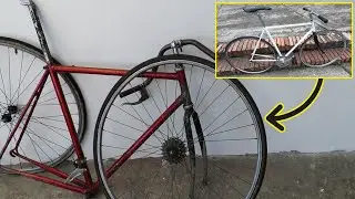 Compre una bicicleta clásica basura, la restaure para ustedes !