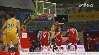 [1Q] Ben Mbala, Two Hand Dunk | Orions vs Thunders | 20181025 | 2018-19 KBL