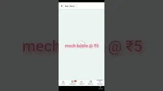 Shopsy loot 5rs at 11:00 pm||ordered bottle at  ₹5