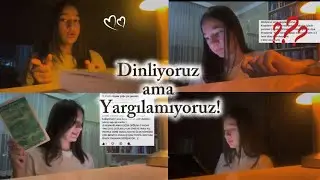 Kitaplarla dinliyoruz ama yargılamıyoruz!