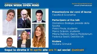 Presentazione dei corsi di laurea magistrale della Facoltà di Economia - #FestivalUnicatt