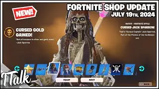*NEW* CURSED JACK SPARROW SKIN! Fortnite Item Shop [July 19th, 2024] (Fortnite Chapter 5)