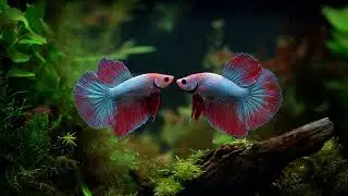 Betta Fish – Silent Fins in Blue | A Gentle Underwater Dance