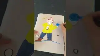 Fun coloring with my son #kidsfun #art #artandcraft #drawing #painting #kidsactivities #activity