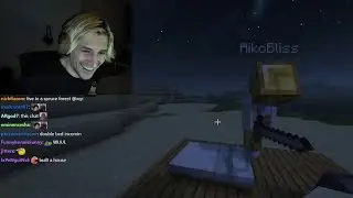 xQc acts weird after separating Ginger's Bed in Minecraft