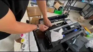 L18050 L8050 18100 DTF Modified White Ink Tank Circulate System CISS Installation Guide