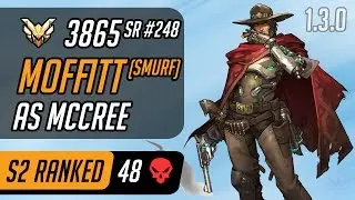 Moffitt as McCree in Watchpoint: Gibraltar [Season 2 &ndash; Master &ndash; 48 eliminations - Top 500]