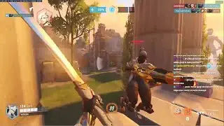 Surefour GENJI COMPETITIVE Gameplay! [ OVERWATCH VOD Replays ]