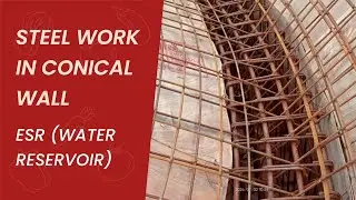 Bottom dome, Conical Wall steel work #civil #construction #domearchitecture #civilengineering