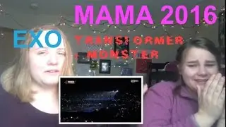 [MAMA 2016 Performance Reaction] EXO (엑소) - TRANSFORMER + MONSTER