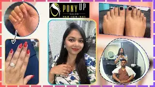 My experience at Posh Pony Up Salon by @ThePoshPalette Keratin Hair Spa, Gel Polish, Pedicure Facial