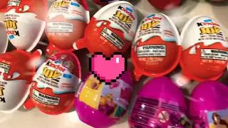 30 Kinder Surprise EGGS!!! And more! Princess, frozen, elsa, Anna  surprise eggs