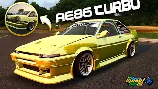 LFS MODS BR - Toyota Corolla AE86 Sedan Turbo