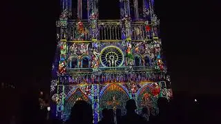 Lady of Hearts - spectacular light show | Notre-Dame de Paris - 18.10.2018