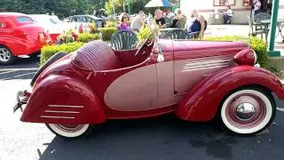1938 MAROON AMERICAN BANTAM ROADSTER 20HP ENGINE